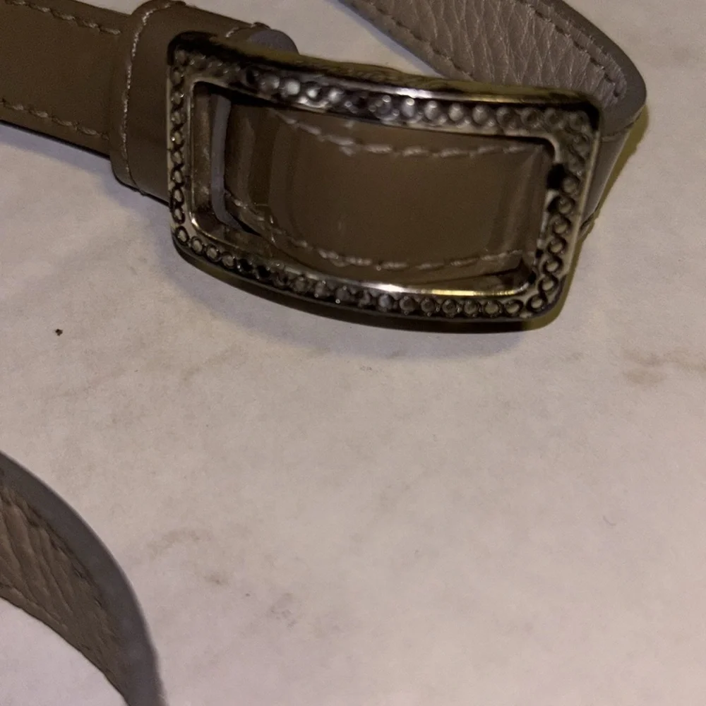 BRIGHTON “MILANO” CROSSBODY MULTI COLORED WITH TAUPE COLORED CROSSBODY STRAP